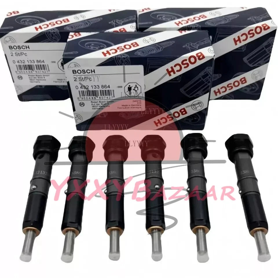 6pcs Upgrade Fuel Injectors for 1994-98 Dodge Ram 5.9L Cummins Diesel 70 HP@
