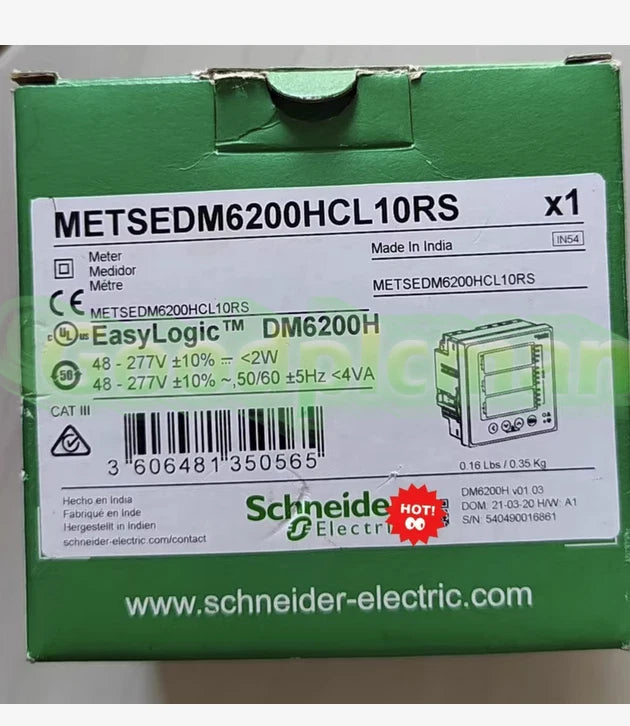 1PC Schneider Multifunctional Electricity Meter METSEDM6200HCL10RS DM6200H