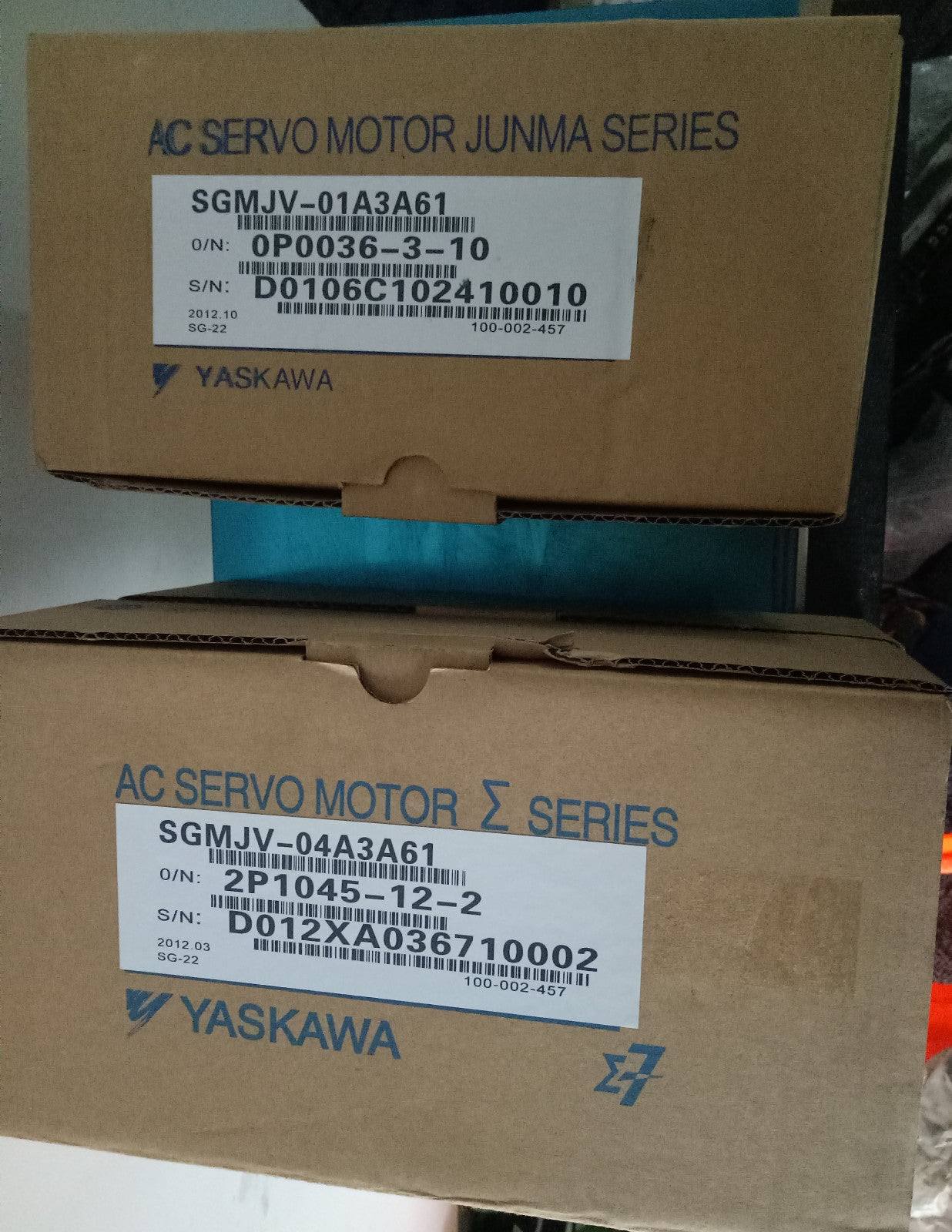 YASKAWA AC SERVO MOTOR SGMJV-01A3A61 SGMJV01A3A61