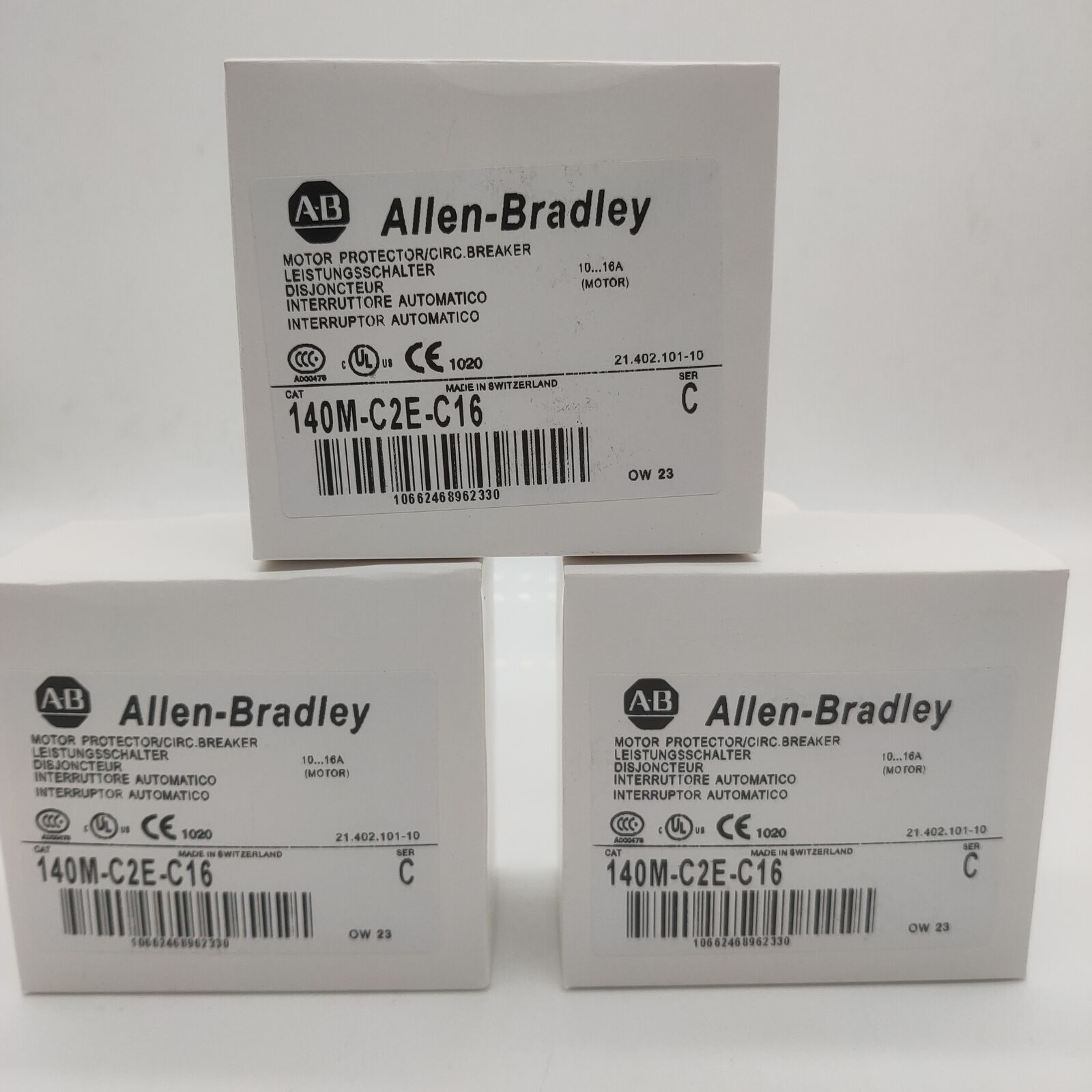 Allen-Bradley 140M-C2E-C16 Magnetic Trip Breaker Motor Protection - ALLEN-BRADLEY