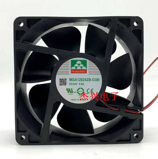 Protechnic MGA12024ZB-O38I 12CM 24V 0.8A 120*120*38MM Ball Fan