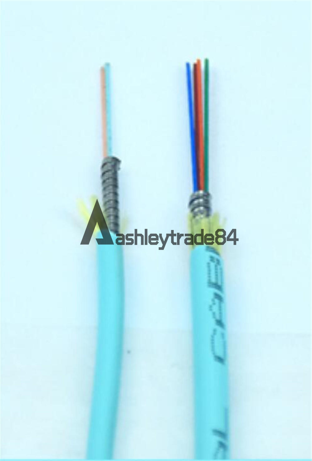 new 100M 10G OM3 Armored Cable Fiber Patch Cord LC to LC 3.0mm MM 50/125 Duplex