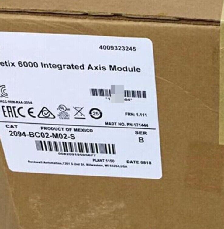 Allen Bradley 2094-BC02-M02-S Integrated Axis Module 400/460V AC 15kW (2023) - ALLEN BRADLEY