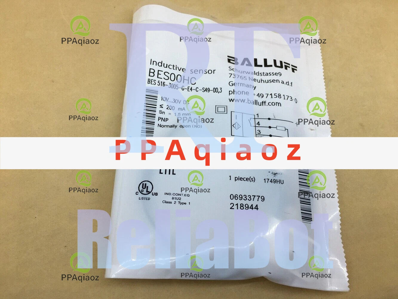 1Pcs BALLUFF BES 516-3005-G-E4-C-S49-00,3 (BES00HC）sensor Fast delivery
