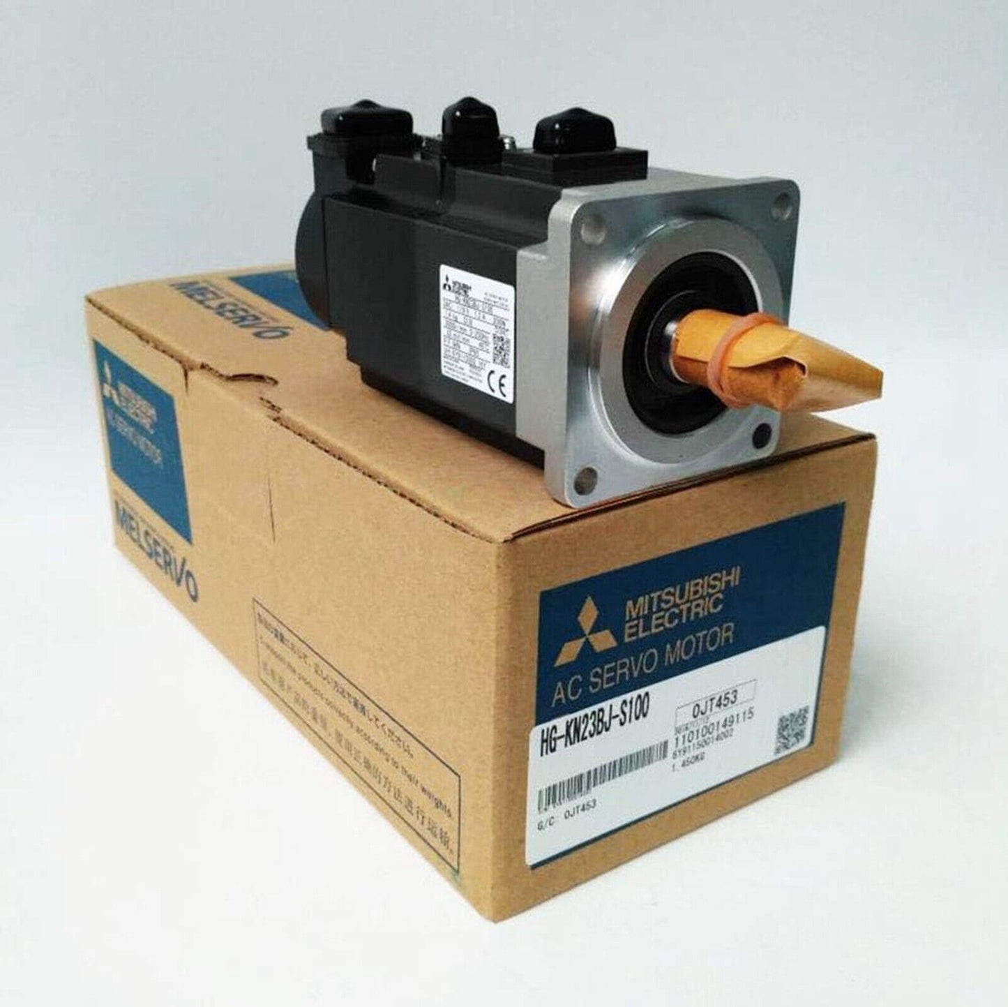 Mitsubishi HG-KN23BJ-S100 Servo Motor | High Performance Servo Motor | 23HP | 100VDC | 18VDC | PWM | High Torque | Robust Design | Made in Japan - MITSUBISHI