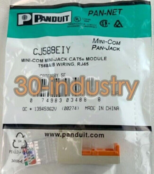 50 New CJ588EIY Mini-Com Category 5E Modules for Networking - MODAN