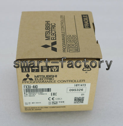 Mitsubishi FX3U-4AD Compact PLC Module - One Year Warranty - MITSUBISHI