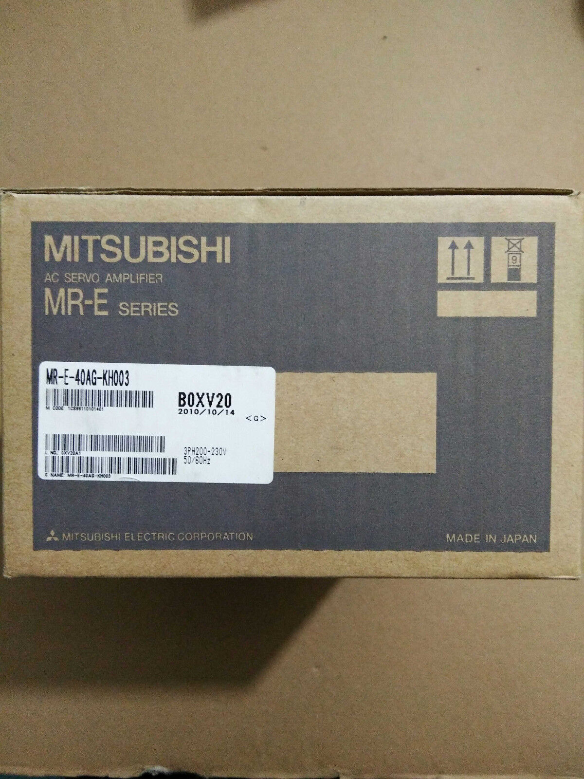 MITSUBISHI SERVO DRIVER MR-E-40AG-KH003 - MITSUBISHI