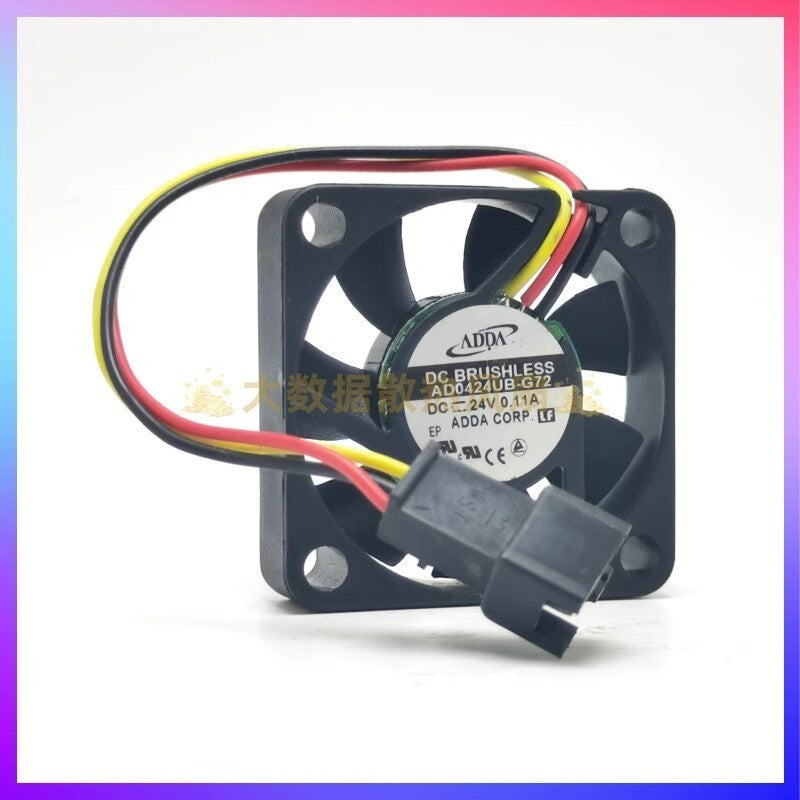 ADDA AD0424UB-G72 DC24V 0.11A 4010 3-Pin Inverter Cooling Fan