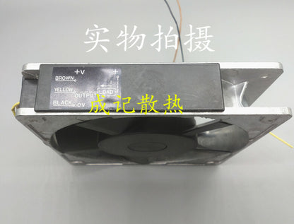 1pcs Sanyo 109S485 100V 13.5 / 12W 12025 with sensor signal line fan