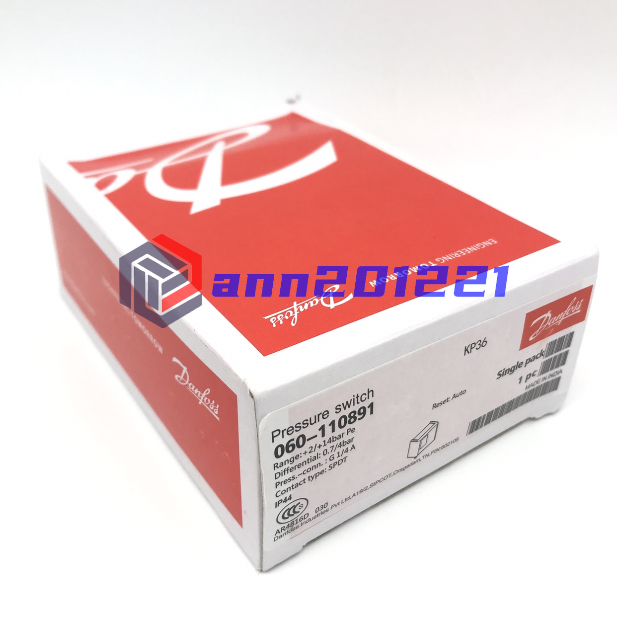 new 1pcs KP36 060-1108 060-110891 Danfoss Pressure Control - DANFOSS