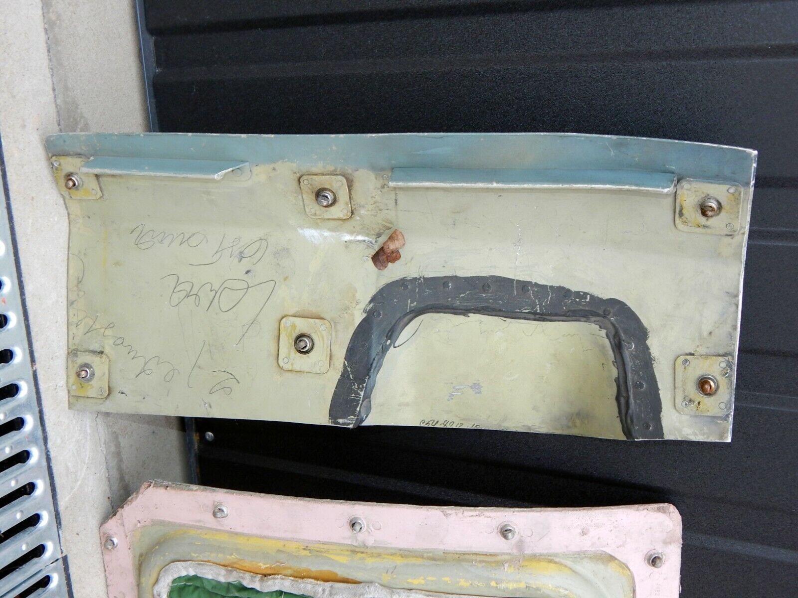 used  MiG-29 Russian Military Aircraft Part Panel Fuselage Plate Su MiG