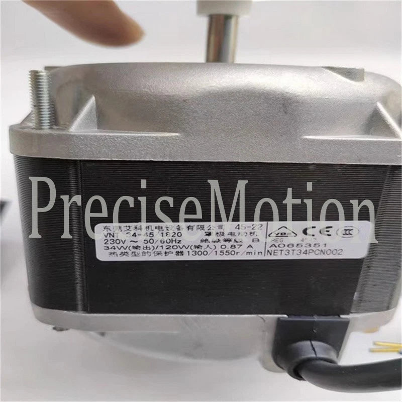 1PCS FOR ELCO VNT34-45 freezing fan motor VNT 34-45 34W 120W 0.87A