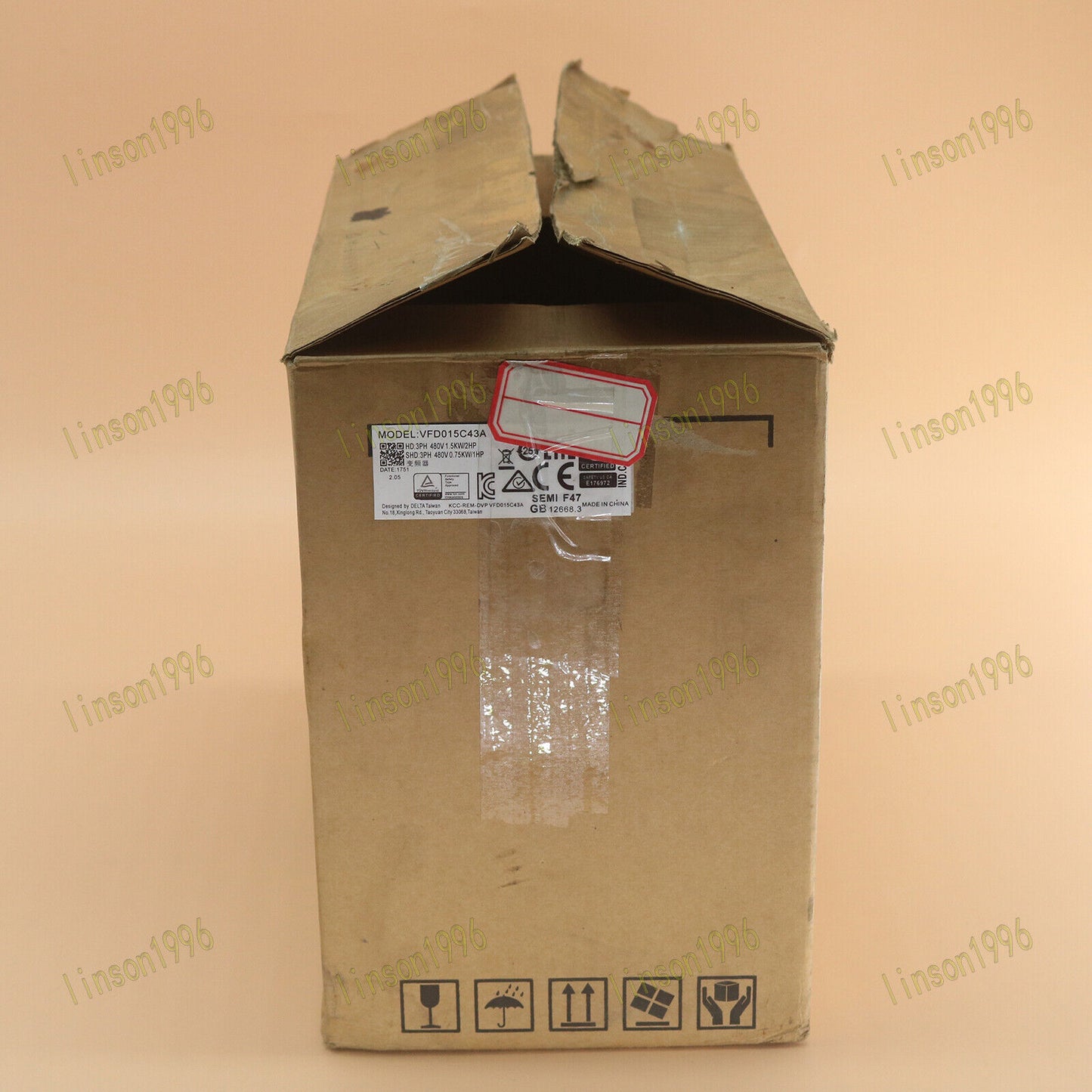 New 1PC DELTA VFD015C43A VFD Inverter Frequency Converter Fast - DELTA