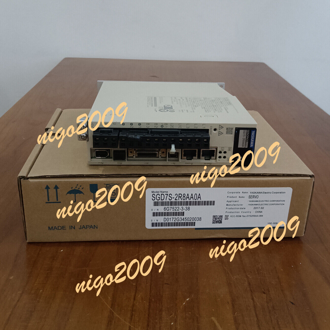 New Yaskawa YSGD7S-2R8AA0A 200V 400W EtherCAT Servo Drive - YASKAWA