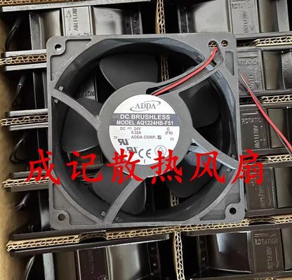 ADDA AQ1224HB-F51 12038 DC24V 0.32A 2-Wire Inverter Cooling Fan