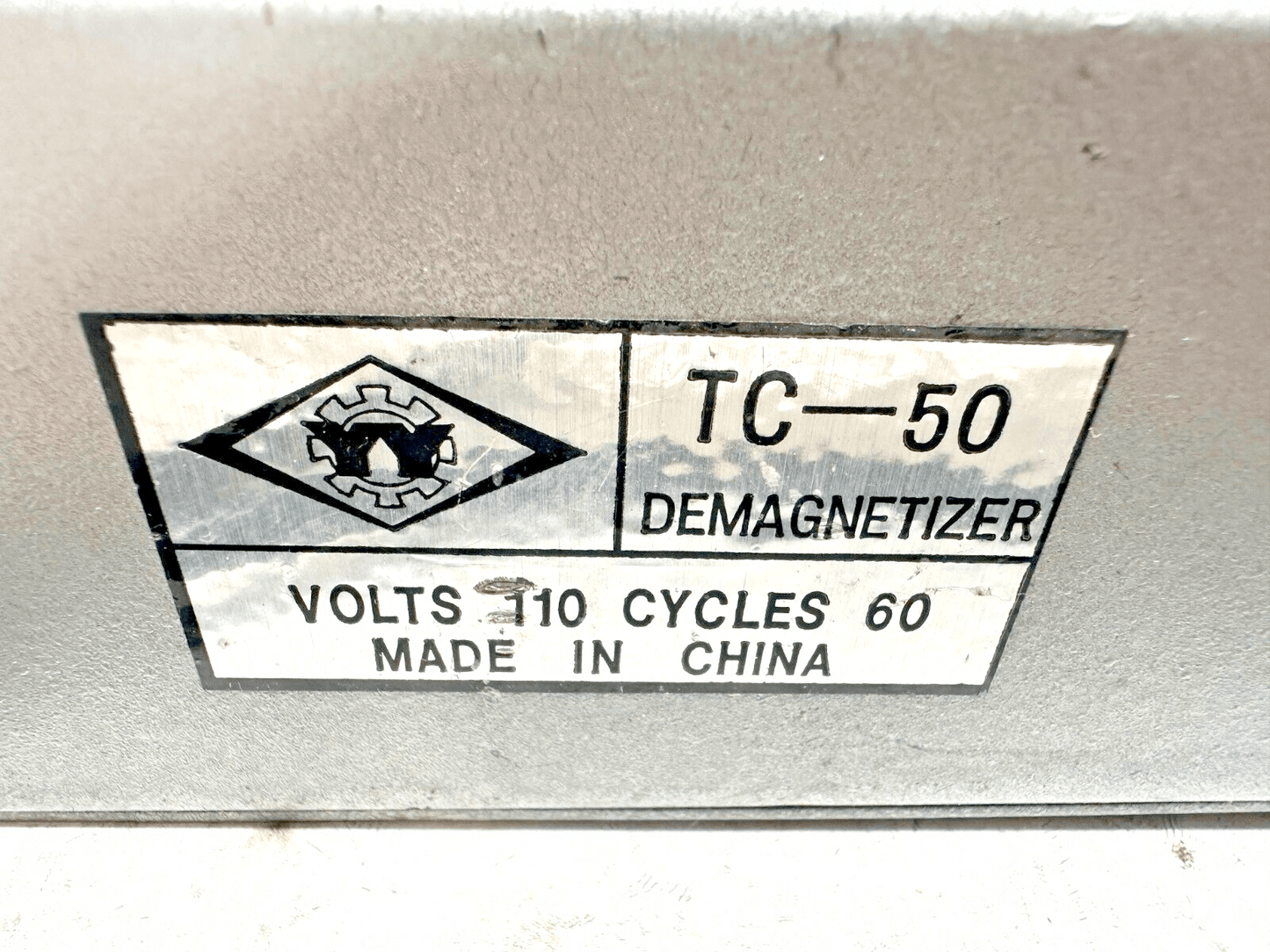 used Machinist Tools TC-50 Demagnetizer - MACHINIST TOOLS