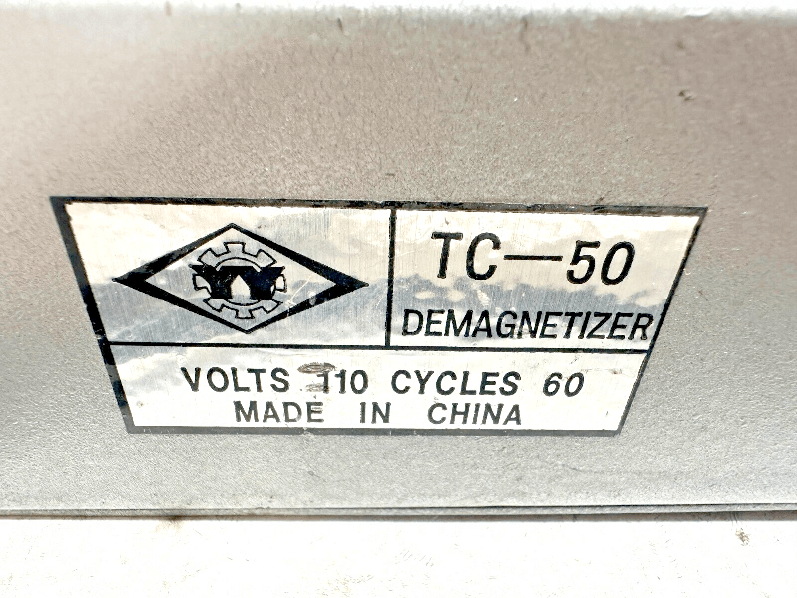 used Machinist Tools TC-50 Demagnetizer - MACHINIST TOOLS