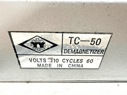 used Machinist Tools TC-50 Demagnetizer - MACHINIST TOOLS