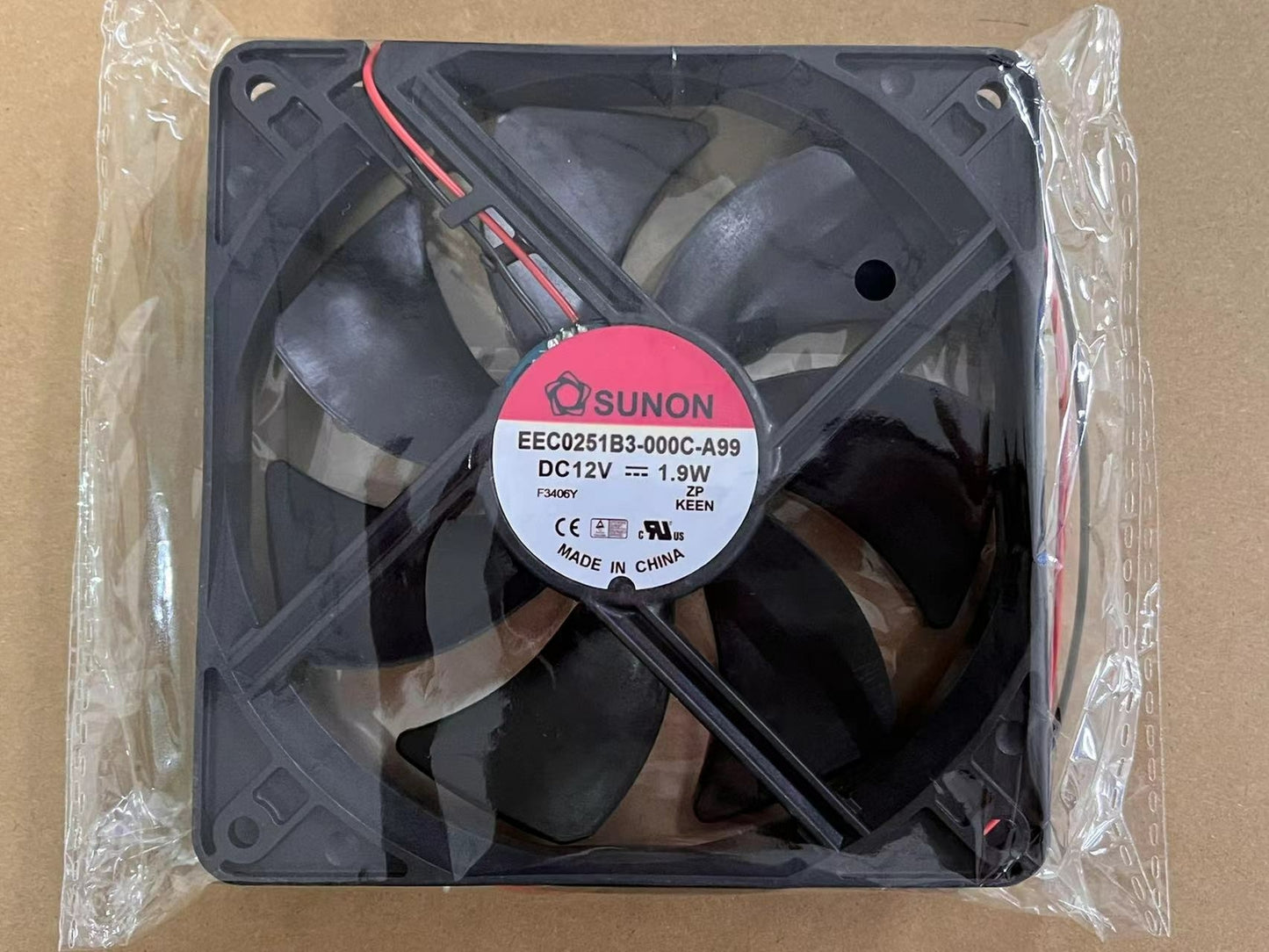 new For SUNON EEC0251B3-000C-A99 Mute fan 12V 161mA 1.9W 12025 2pin