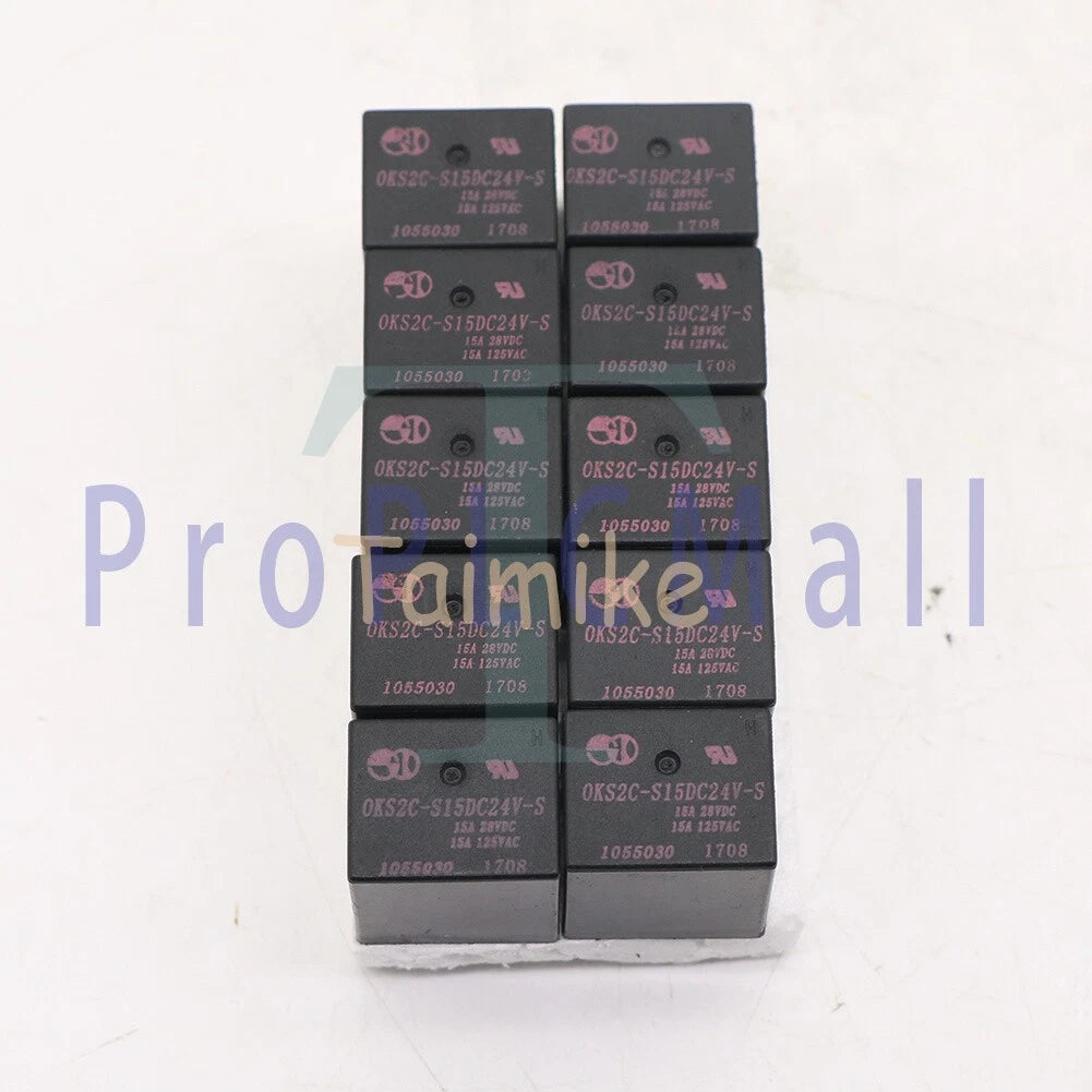 (10PCS) OKS2C-S15DC24V-S Power Relay 24VDC 5Pins 15A 125VAC
