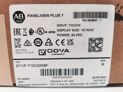 Allen-Bradley PanelView Plus 7 Terminal 2711P-T10C22D9P - ALLEN-BRADLEY