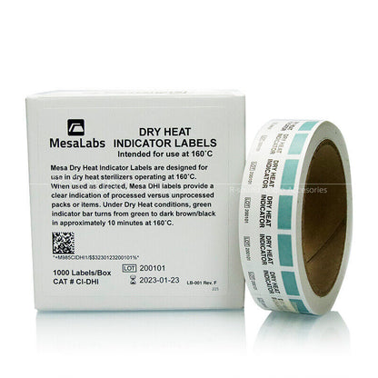 new 1000 pieces/roll dry heat sterilization indicator label CI-DHI compatible SGM - SGM
