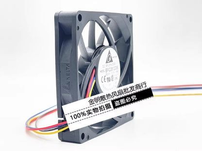 Delta EFC0812DB-F00 8015 DC12V 0.50A 8CM 4-Wire PWM Speed Control DC Cooling Fan
