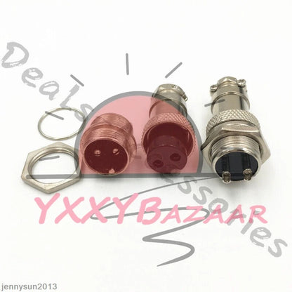 GX16/GX20/GX12 Ation Plug Male&Female Wire Panel Metal Connector 2/3/4/5/6Pin