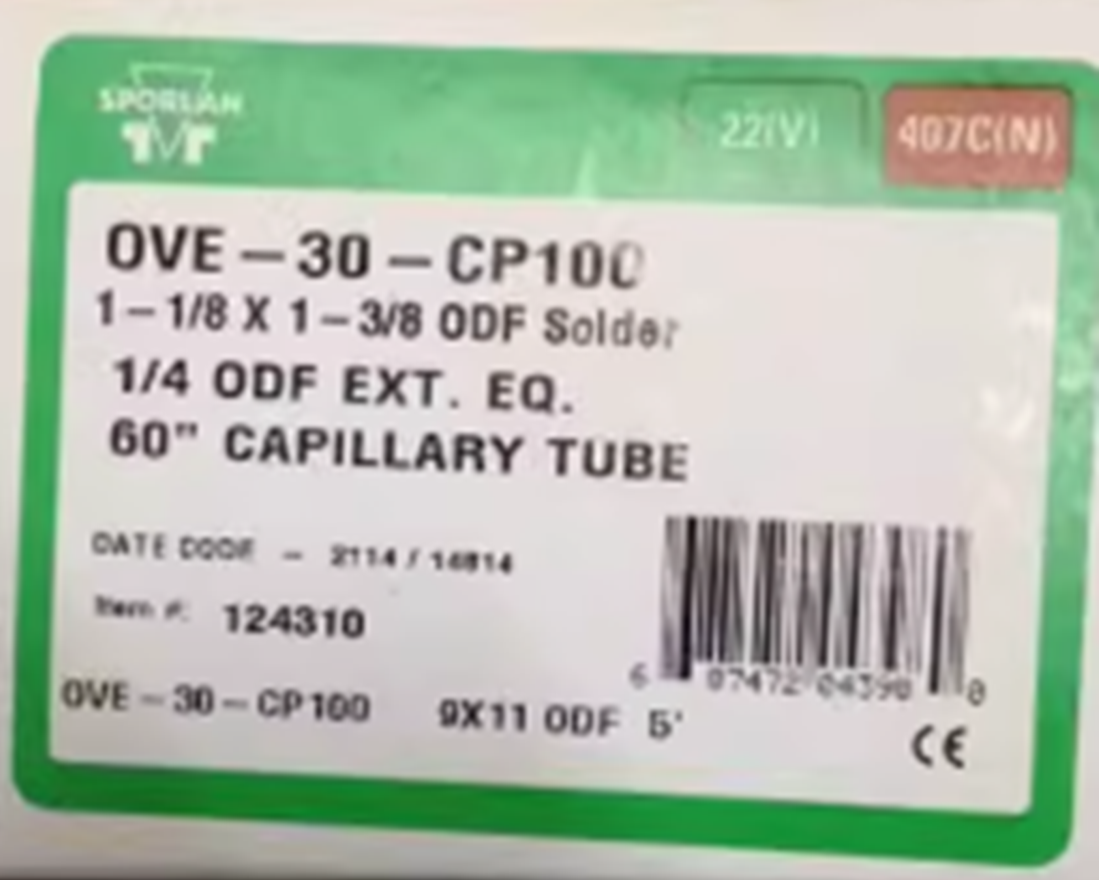 SPORLAN OVE30CP100 Thermostatic Expansion Valve - SPORLAN