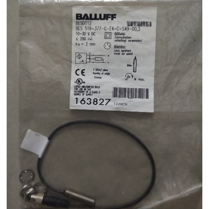 Proximity Sensor BALLUFF BES 516-377-G-E4-C-S49-00,3 - BALLUFF