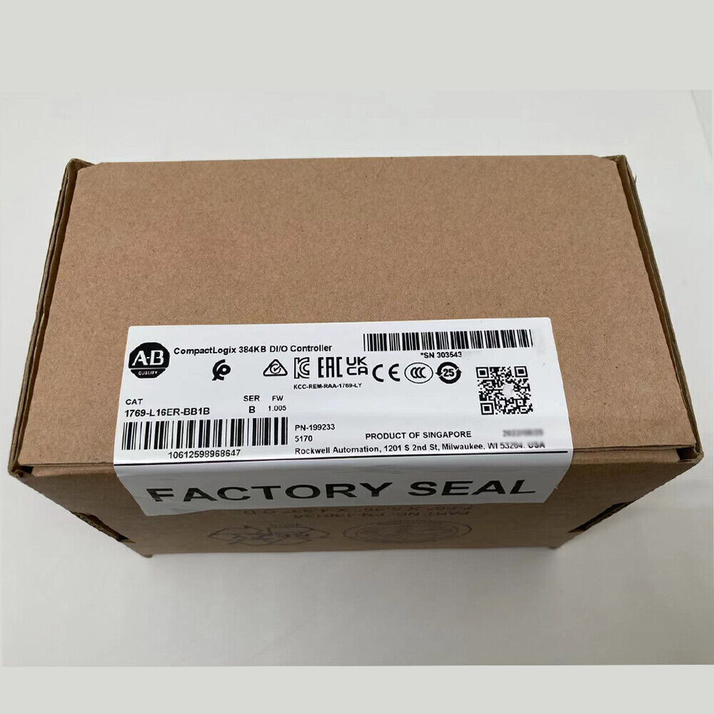 Allen Bradley CompactLogix 5370 L1 Ethernet Processor Module 16-Bit 32-Bit 5370 L1 Ethernet Processor Module - ALLEN BRADLEY