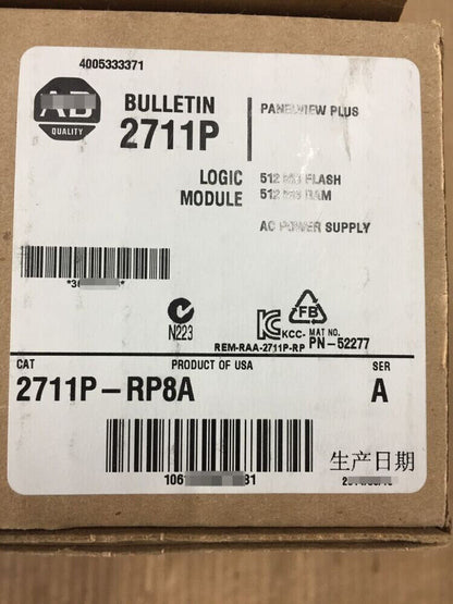 NEW 2711P-RP8A PanelView Plus 6 Logic Module - PANELVIEW