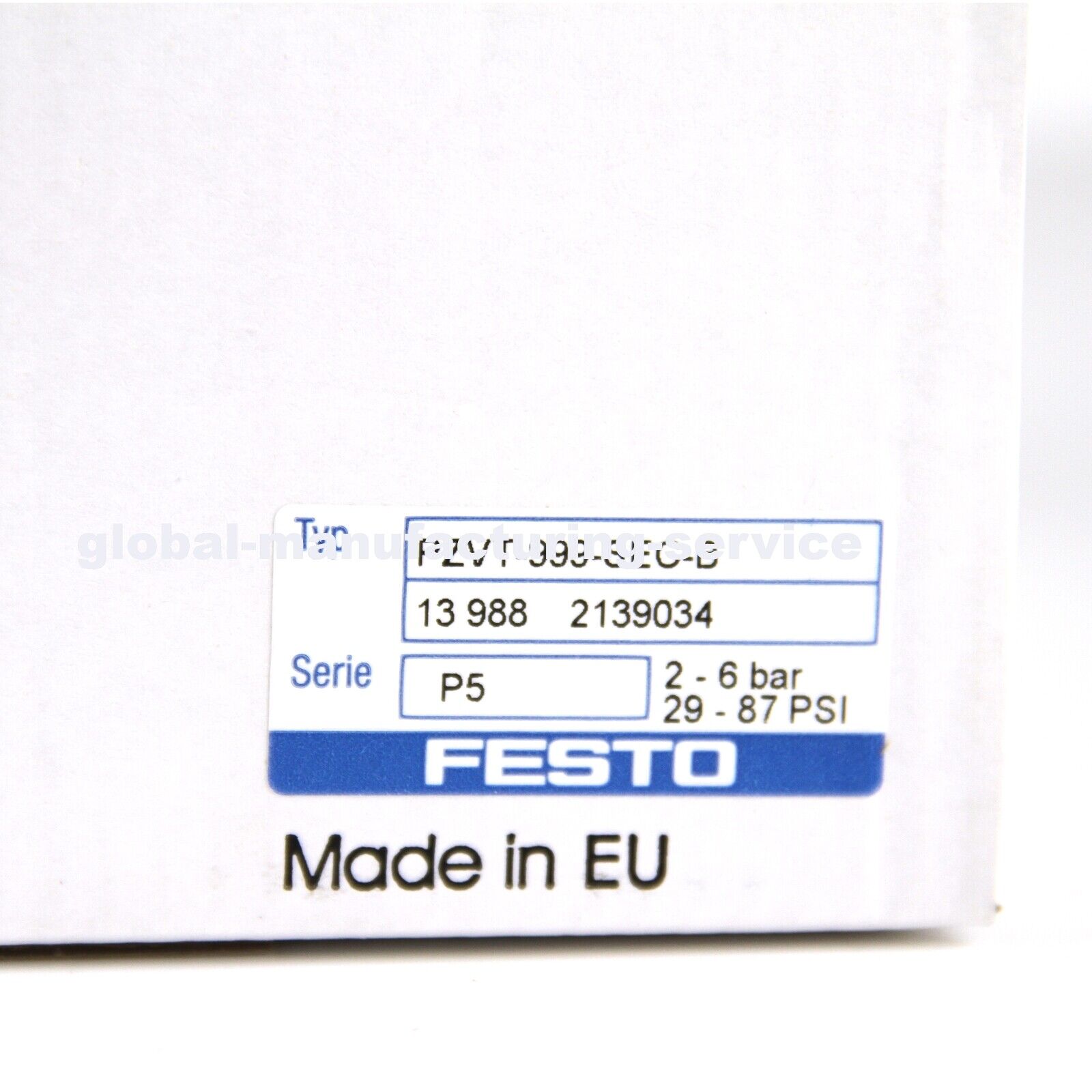 FESTO PZVT-999-SEC-B Counter Timer Actuated - FESTO