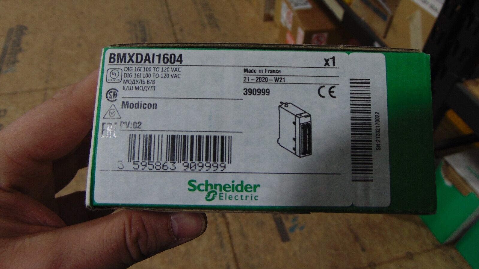new Modicon BMXDAI1604 Discrete Input Module - MODICON