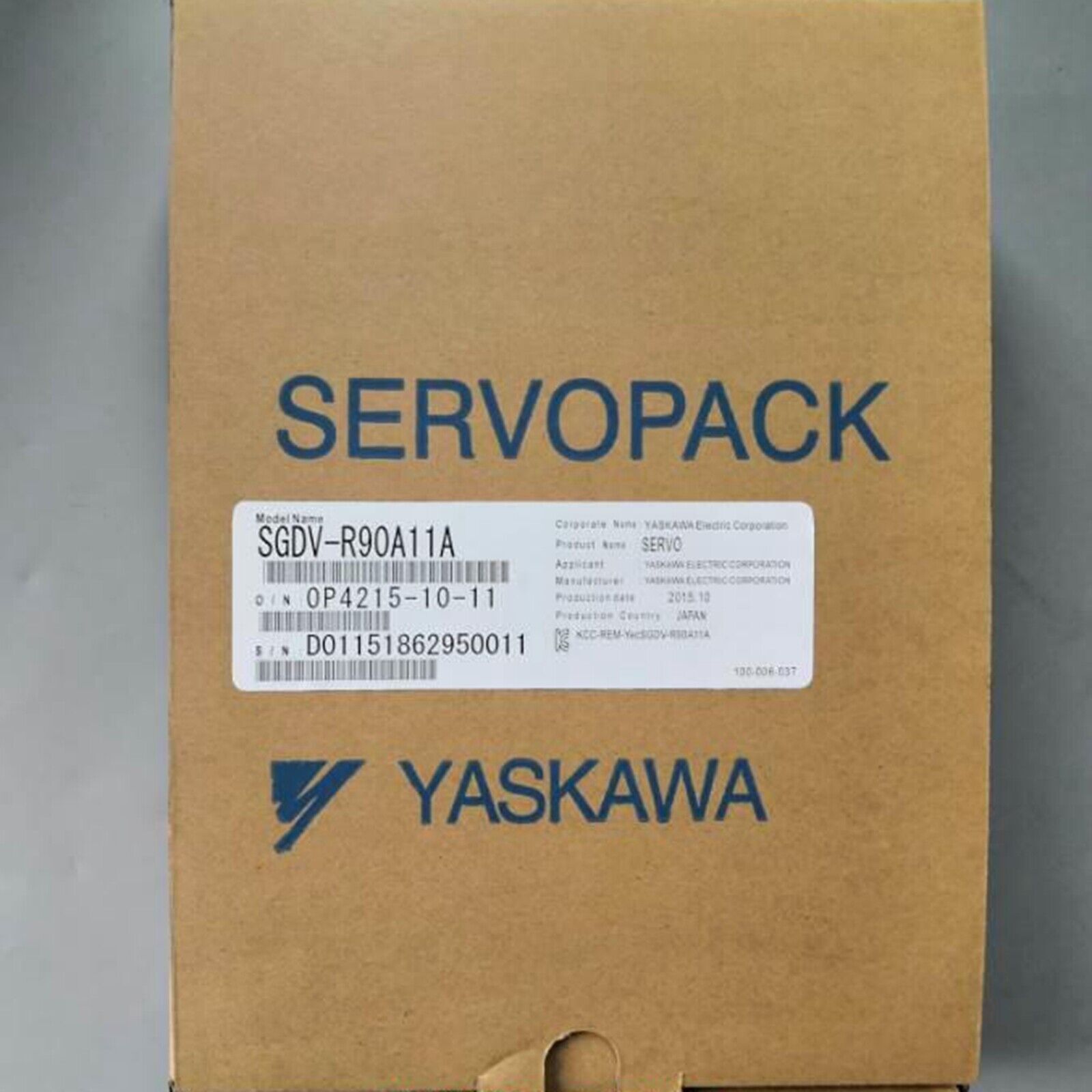 SGDV-R90A11A Servo Drive - YASKAWA