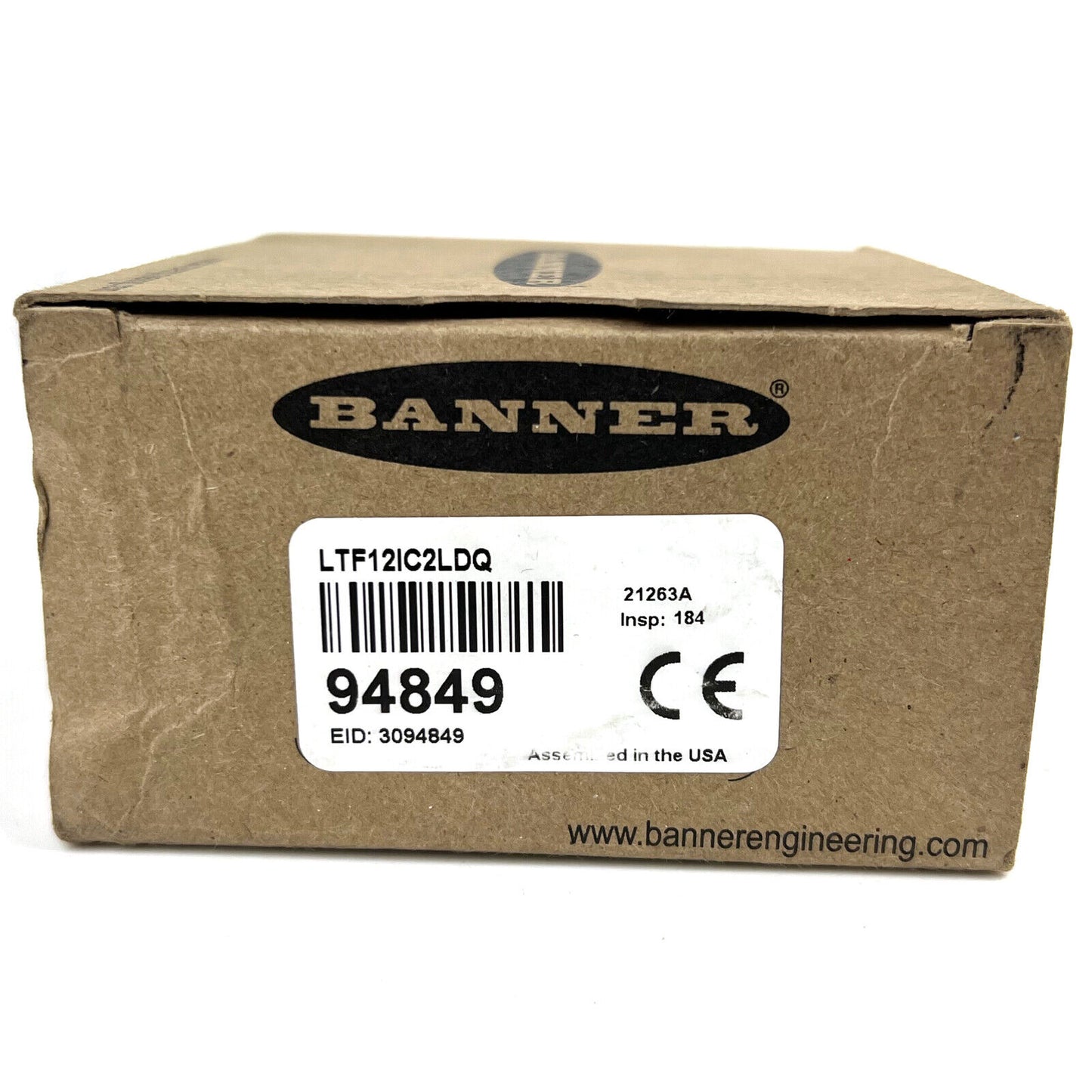 BANNER LTF12IC2LDQ Laser Displacement Sensor - High-Precision Measurement - BANNER