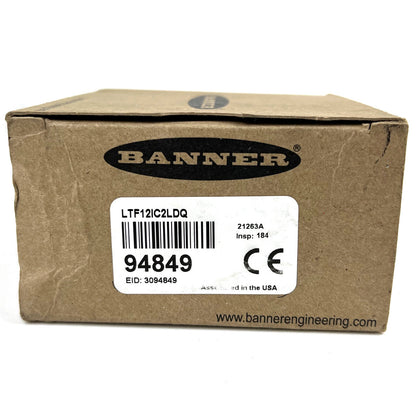 BANNER LTF12IC2LDQ Laser Displacement Sensor - High-Precision Measurement - BANNER