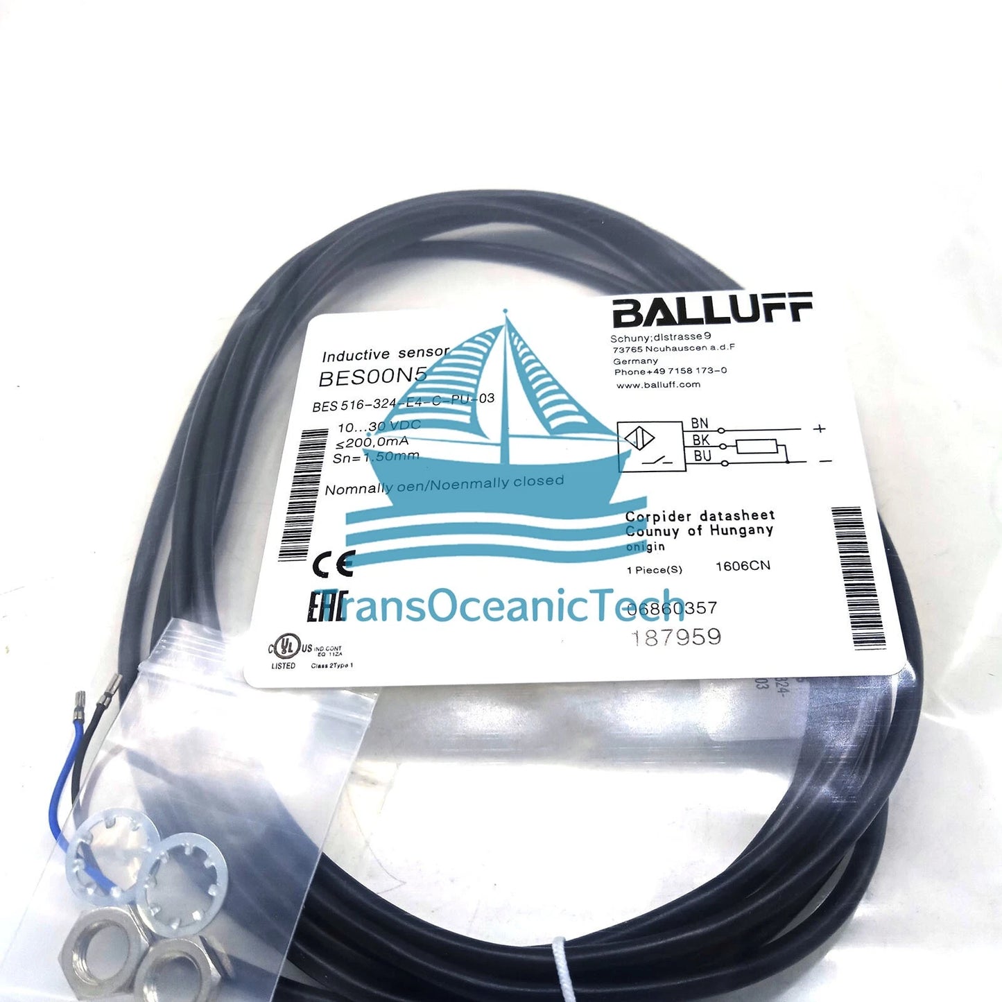 1PCS BALLUFF BES 516-324-E4-C-PU-03 (BES00N5)Inductive standard sensors PNP