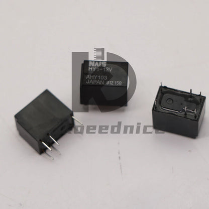 5Pcs HY1-12V AHY103 12VDC Power Relay 6 Pins
