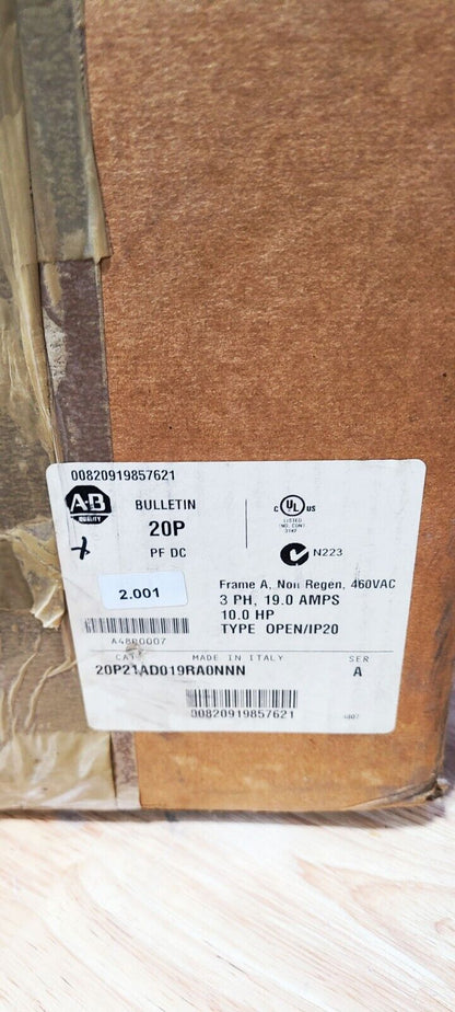 Allen-Bradley PowerFlex 19 AMP 10 HP DC Drive 3 PH - ALLEN-BRADLEY