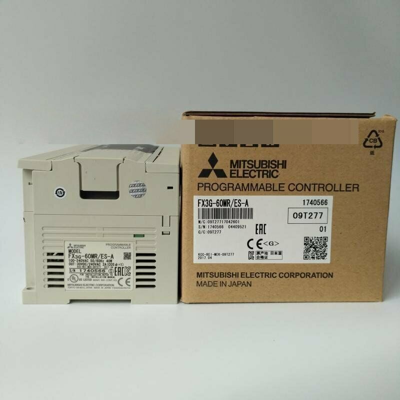 Mitsubishi FX3G-60MR/ES-A PLC 1-PC IN BOX 1 YEAR - MITSUBISHI