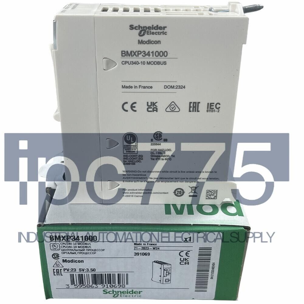 Schneider BMXP341000 Programmable Logic Controller Module with Box - SCHNEIDER