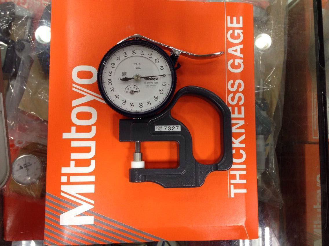 new 1 PCS Mitutoyo 7327A Dial Thickness Gage 0-10*0.001mm old model 7327