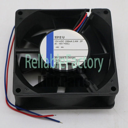 3312U Axial Fan DC12V 235mA 92*92*32mm IP68 2.4W Waterproof Cooling Fan