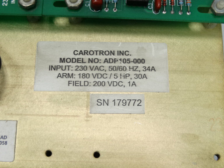 CAROTRON ADP105-000 Drive - CAROTRON