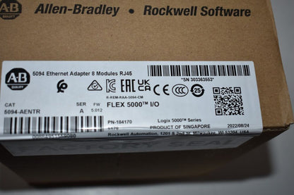 Allen-Bradley 5094-AENTR Ethernet Adapter 8-Module FLEX-500 - ALLEN-BRADLEY