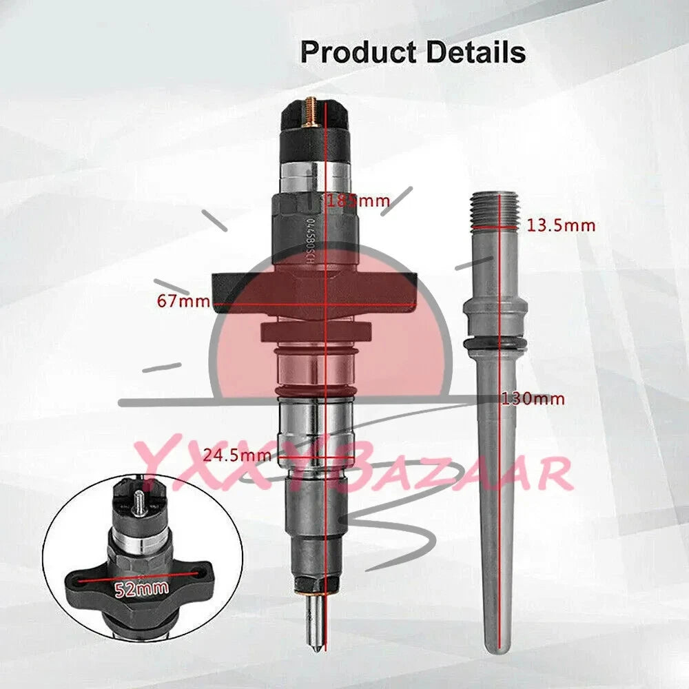 Fits For 5.9L Cummins Dodge Ram 04-09 Diesel Fuel Injector 0445120238 5263316 ~