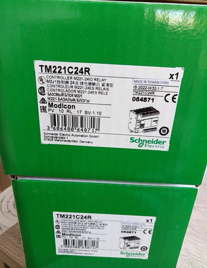 New Genuine In Box Control Panel TM221C24R Schneider PLC - High-Quality Industrial Component - SCHNEIDER PLC