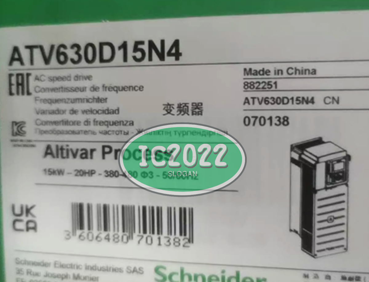 SCHNEIDER ATV630D15N4 Variable Speed Drive - SCHNEIDER